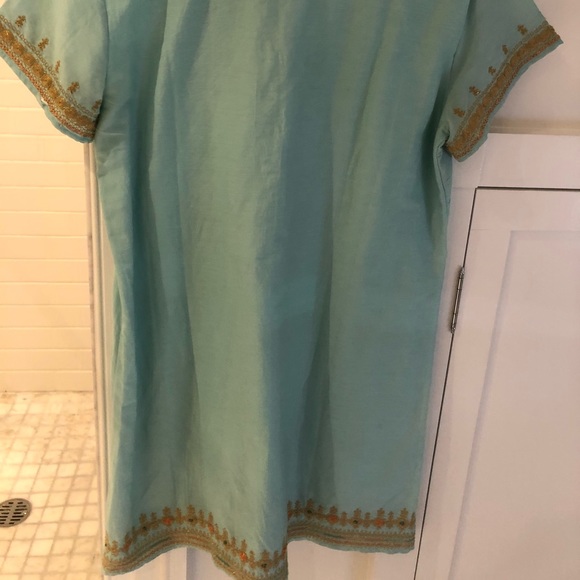 Calypso Marija Embroidered Cotton-Blend Dress - Picture 3 of 6